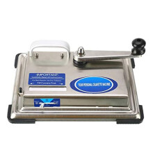 Manual Cigarette Filling Machine for King Size and Extra Sleeves, Easy and Fast Handling Design with Drum Crank and Residue Compartment, Durable