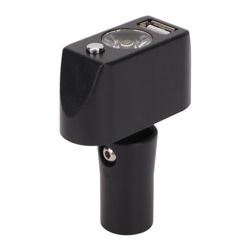 Éclairage LED pour fauteuil roulant électrique, conçu pour durer, avec éclairage à angle complet et faisceau réglable, utilisation facile pour 1