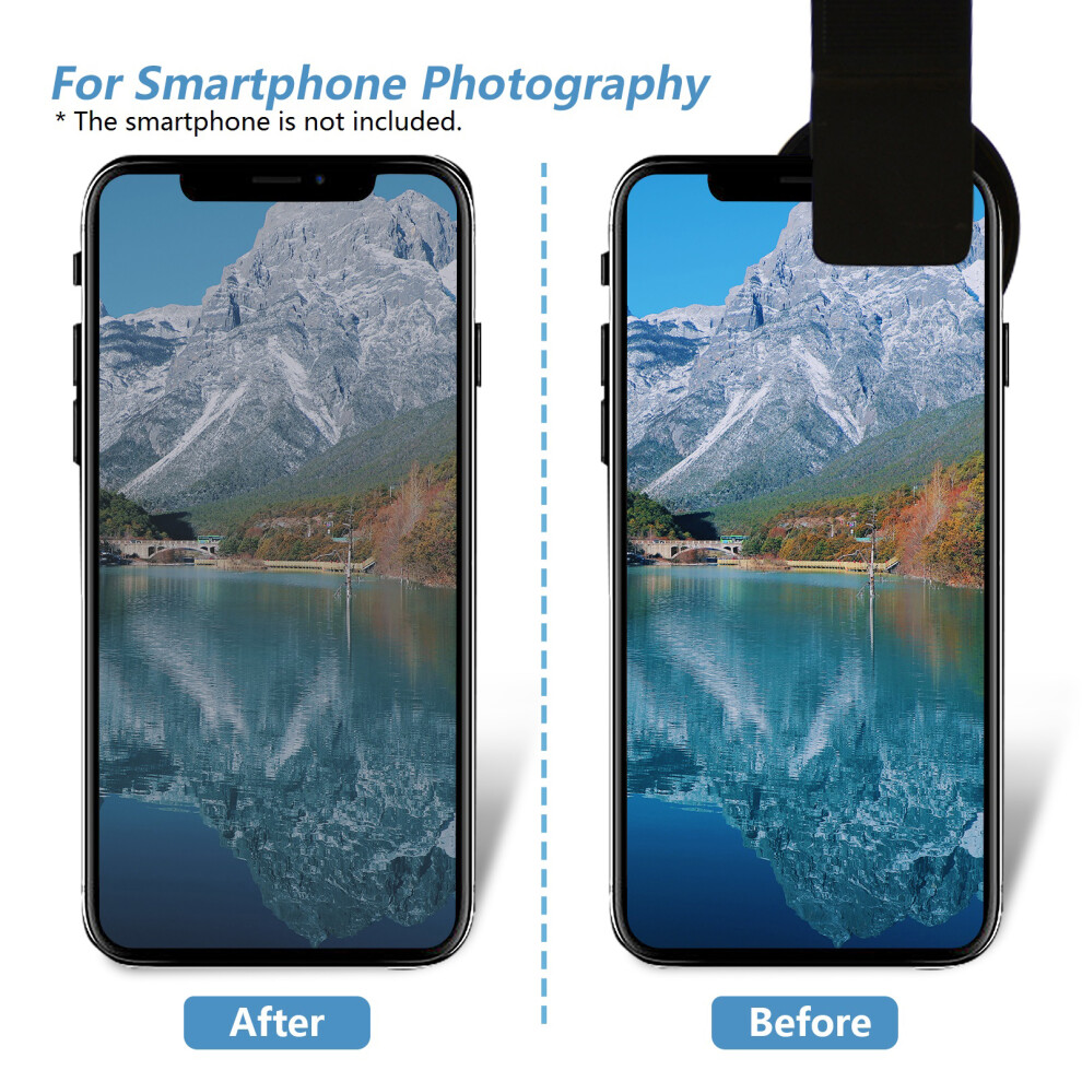 37Mm Professional Adjustable Phone Nd Filter Lens For Smartphone Photography 8031378039905