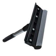 Double Sided Car Window Squeegee with Sponge, Non Slip Grip Glass Cleaner for Windshield and Mirrors