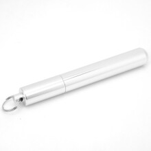Wasserdichte Aluminiumlegierung Zahnstocherflasche Schlüsselanhänger Wiederverwendbar Tragbar 10ml