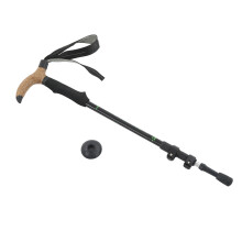 Verstellbarer Wanderstock aus Aluminiumlegierung 120 cm Bergsteiger-Stütze Balance Stick Grün