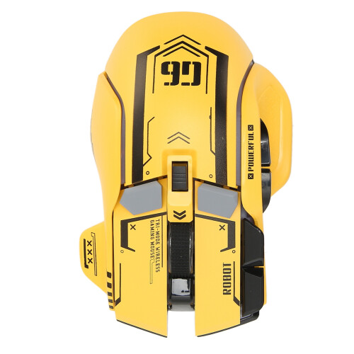 Ergonomic Gaming Mouse with RGB Lighting, Wireless USB Mouse Featuring Adjustable DPI and Silent Button Technology 2