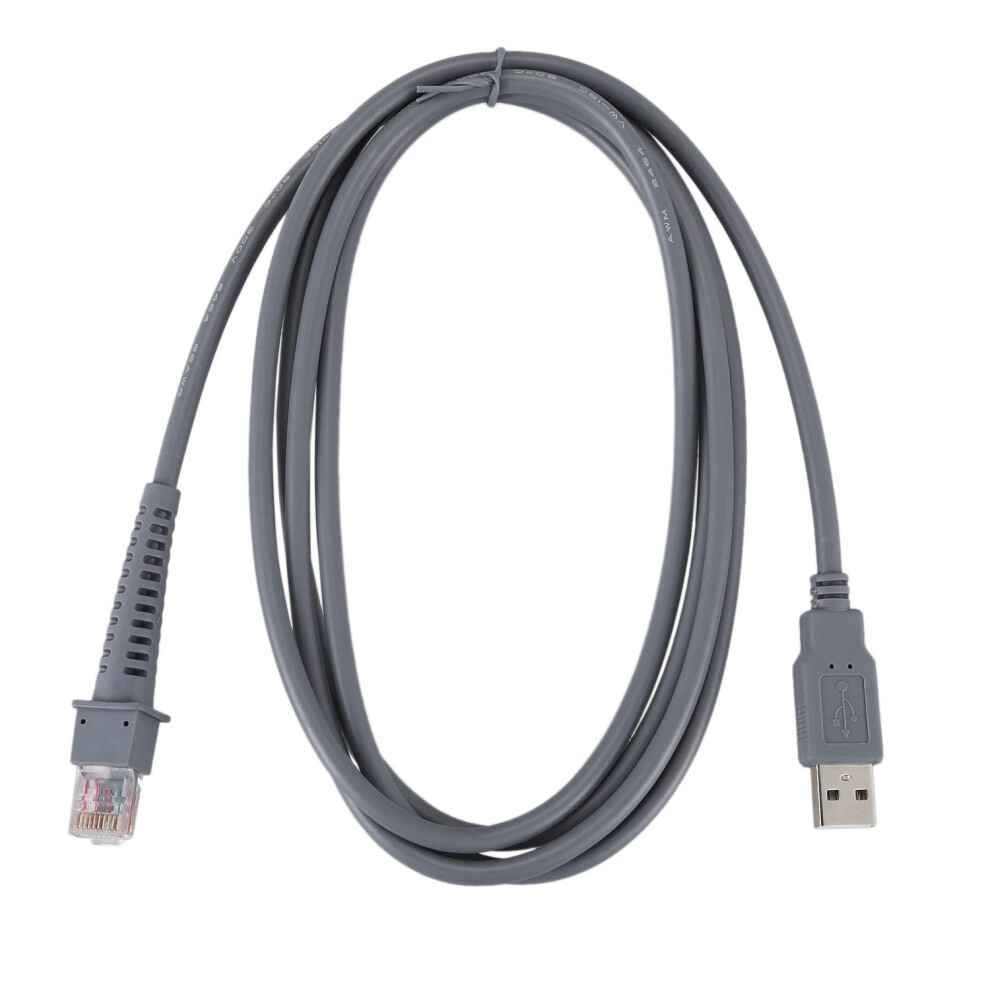 Usb A To Rj45 Barcode Scanner Cable 2M 7Ft For Ls4278 Ls2208 Speed Plugandplay 9199774399876