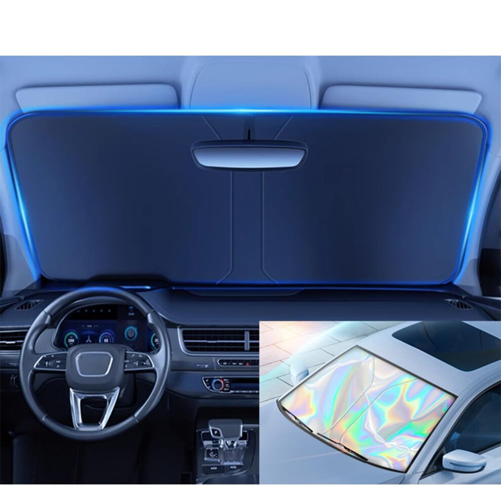 Car Windshield Sun Shade For Ford Ecosport 20182023, Foldable Uv Protection Reflective Front Visor Cover 9094768658376