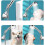 Suction Cup Shower Holder 2Pack, Adjustable Handheld Shower Head Bracket, Punch, MultiAngle Rotation, Removable, White 5