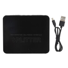 Splitter HDMI per doppio monitor, supporta Ultra HD 4K x 2K 3D, risoluzione 3840x2160/30Hz, Dark 30 bit/36 bit, DTS-HD, Dolby True HD, DTS, Dolby