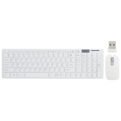 Wireless Keyboard Mouse Combo 10m Range Perfect for iOS/Windows/Android 1
