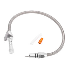 Transmission Dipstick Stainless Steel Braided Housing Corrosion Resistance Flexible Stainless Transmission Dipstick Replacement Perfect Replacement