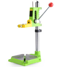 Drill Press Rotary Tool Workstation Stand 360Degree Rotatable HeightAdjustable Universal BenchFloor Stand With Wrench
