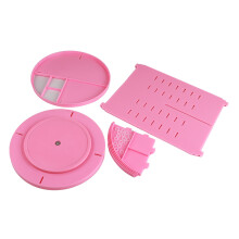 Elegante Schminktischlösung, platzsparender, drehbarer Kosmetikorganizer, individuell anpassbare Aufbewahrungsebenen für jeden Beauty-Bedürfnis