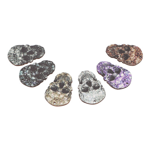 Τέλεια Δώρα με Rhinestone Patches Appliques, 6 τεμάχια Ξύλο Υψηλής Ποιότητας Απλή και Μοντέρνα 1