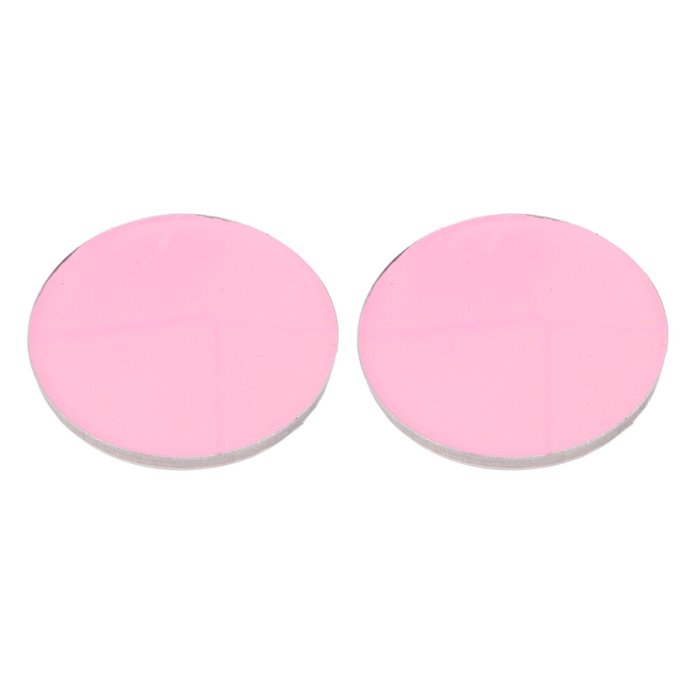 Durable Sapphire Crystal Watch Lens, Scratch Resistance Glass For Light Transmission, Polished Edge And Flat Round Design 2Pcs For Halloween Parties