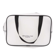 Waterbestendige make-up tas voor op het vliegveld, reistas van transparant PVC-materiaal met verstevigde naden, robuuste ritssluiting, draagbaar,