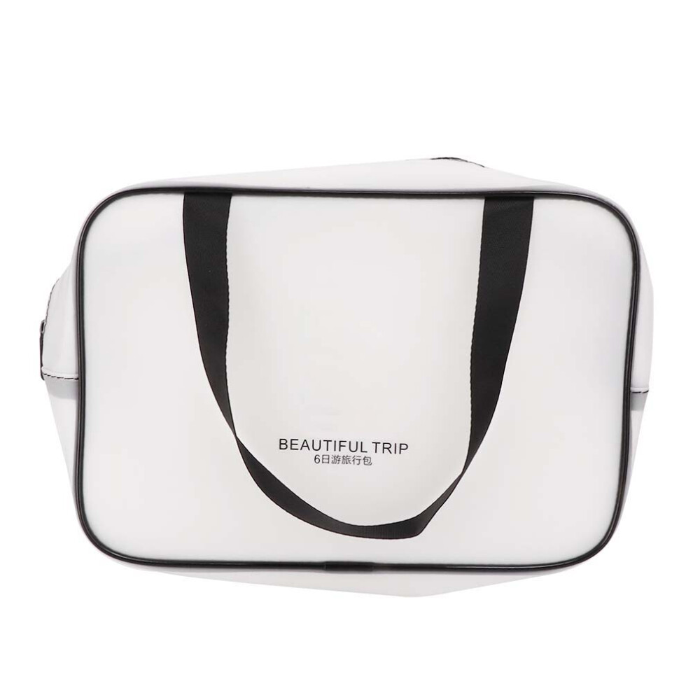Water Resistant Makeup Cosmetic Bags Airport Airline Travel Transparent PVC Material Reinforced Seams Sturdy Zipper Portable Lightweight TSA Approved