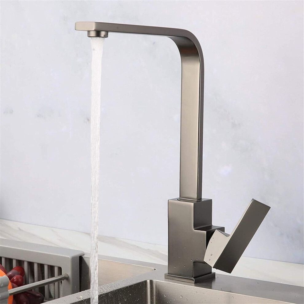 Faucet Grey Kitchen Faucet Rotating Mixing Faucet Balcony Wash Basin Cold Hot Water Tap Kitchen Sink Mixer 9187378704189
