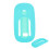 Copertura per mouse in silicone verde menta per OS X 1/2 10
