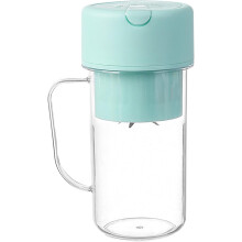 Rechargeable Portable Juice Cup With Straw Mini Fruit Blender For Travel And Outdoor Use Blue
