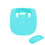 Copertura per mouse in silicone verde menta per OS X 1/2 9