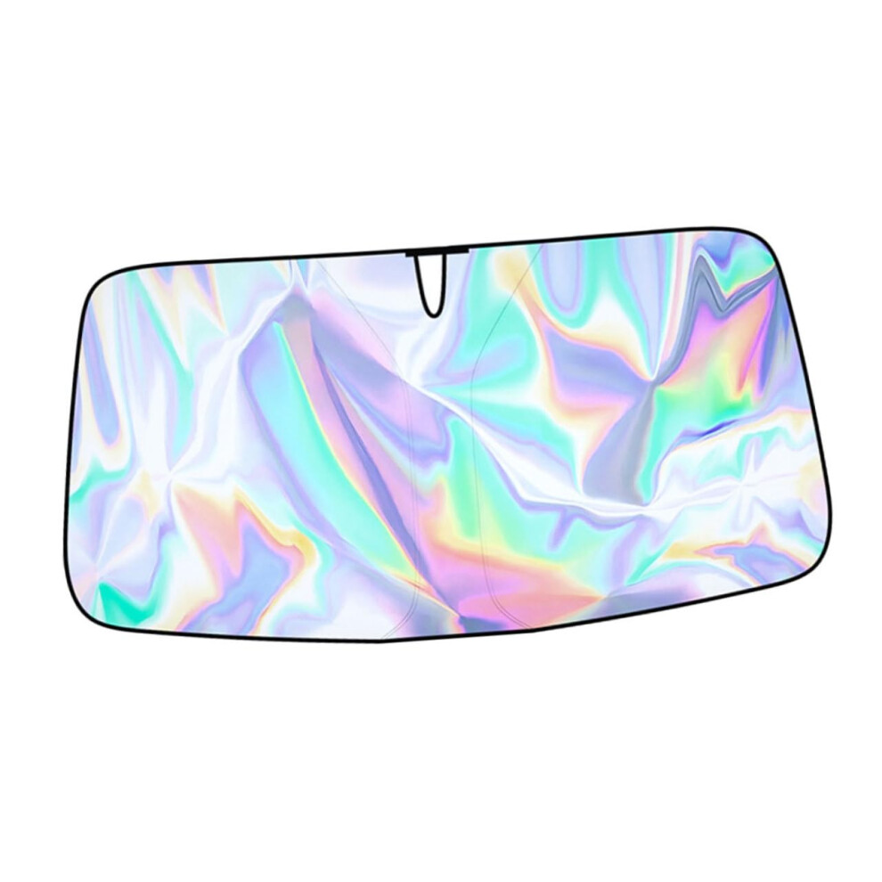 Car Windshield Sun Shade 140X70cm Uv Protection Heat Blocking With Foldable Design And Storage Bag 9199774401722