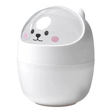 Desktop Trash Can With Sealing Lid Odor From Spreading Container For Home Office Study Room Rubbish Collec Ref: 1086