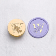 Wax Seal Stamp Kit 2.5cm English Alphabet Head Vintage Letter Design for Wedding Invitations