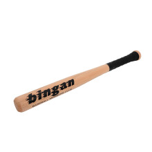 Solid Wood Baseball Bat OnePiece NonSplice Vintage Style Training Bat For Boys And Girls And Adults