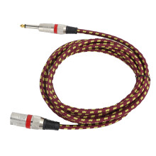 Microphone Cable for Live Performance, Balanced Interconnect with Heavy-Duty Connectors (10FT)