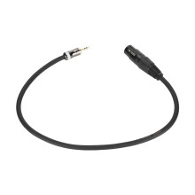 JD6025-0.5m Câble XLR femelle vers 3,5 mm Ø 6 mm PVC