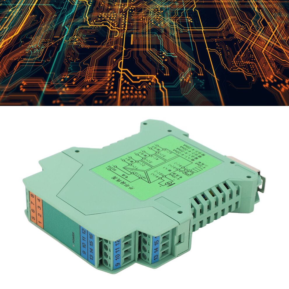Dc Signal Isolator 4-20Ma, 1 In 3 Out, 24V, Anti-Interference 8491378052128