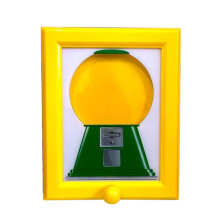Candy Dispenser with Smooth Rotation and DropResistant Design, Wall Mounted or Desktop Snack Storage for Kids