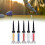 Golf Tees 5 Pack Unbreakable 90mm Base Driver Training Accessory Holder Set 5