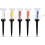 Golf Tees 5 Pack Unbreakable 90mm Base Driver Training Accessory Holder Set 3