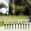 Golf Tees 5 Pack Unbreakable 90mm Base Driver Training Accessory Holder Set 2