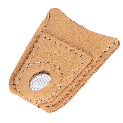Durable Leather Fingertip Protector for Sewing and Embroidery Crafts 2