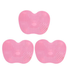 Non Toxic Odorless Safe Durable Make Up Brush Cleaner, Silicone Makeup Brush Cleaning Mat With Smooth Edges For Effective Cleaning, Food Grade