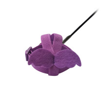 Bird Harness Leash Parrot Flight Training Vest-Purple Peony XS