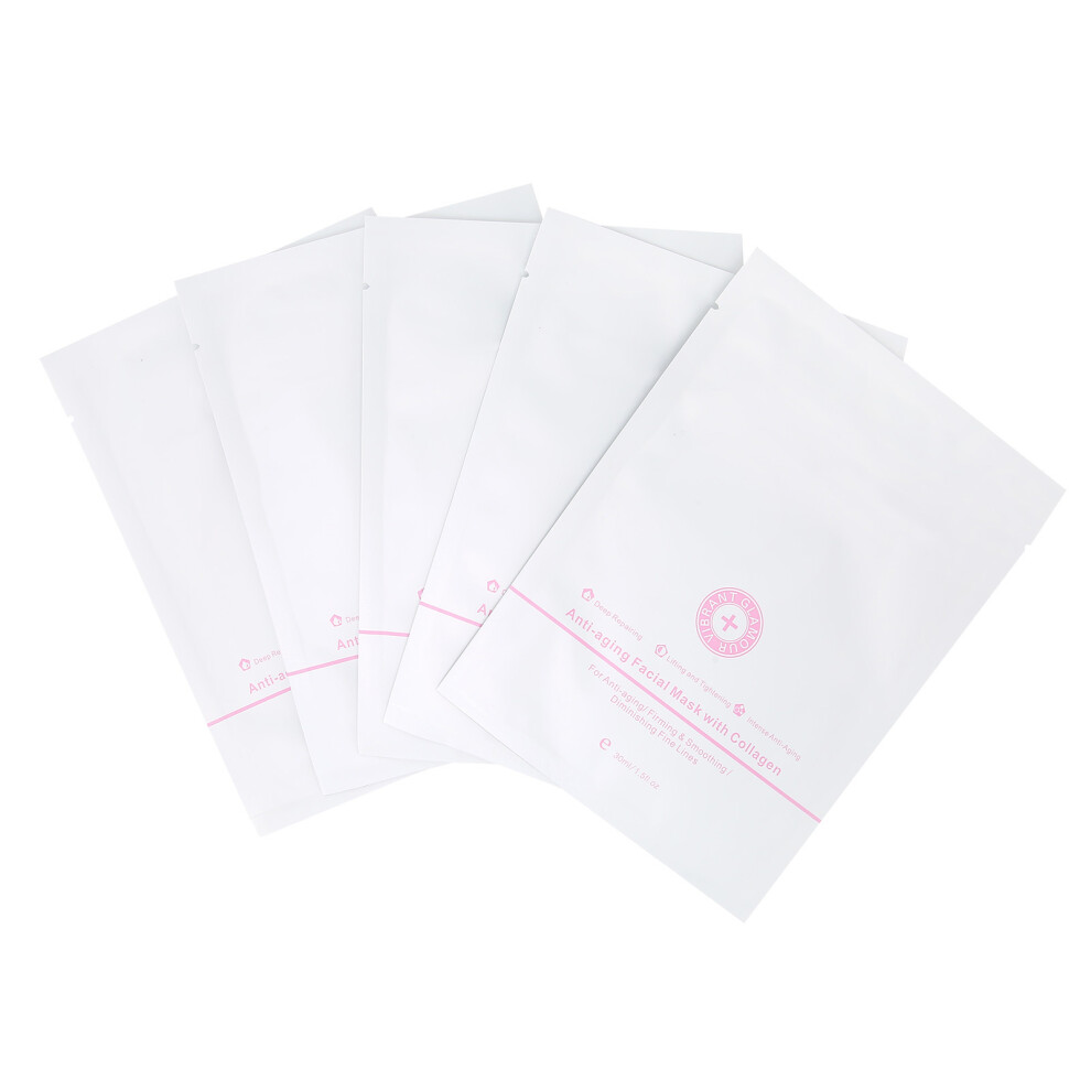 Reverse Age Facial Sheet Mask With Ural Root Extract And Hyaluronic Acid, Hexapeptide Anti Wrinkle Treatment For Firm Balanced Skin Prevent Fine Line