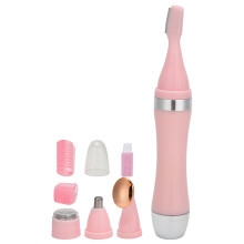 Rasoir électrique visage à têtes flottantes, protection de la peau, utilisable sur peau sèche ou humide, entièrement submersible, épilation