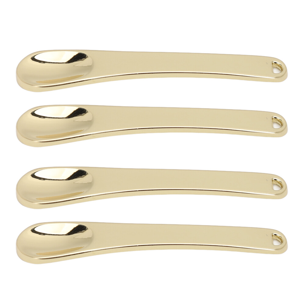 Facial Cosmetic Reusable Applicator Metal Makeup Spatula Mini Spoon Smooth Surface Durable Easy To Clean Premium Zinc Alloy Fashionable Appearance Co