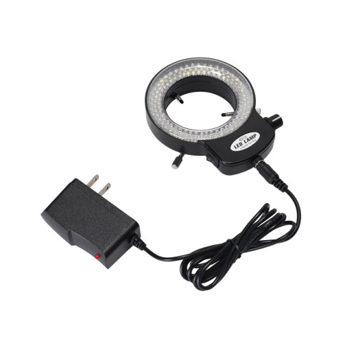 High Brightness Microscope Lighting Solution, LED Ring Light with 144 LED Beads Wide Application Energy Saving Long Lifespan Cool and Bright 1