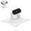 Projector Stand Desk Mounted Tabletop Bracket 360 Degree Adjustable Multi Angle For Home Use White Bind 1