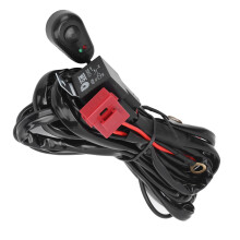 40A Wasserdichter 12V LED-Schalter Kabelbaum für ATV Auto Motorrad Schiff Schwarz