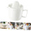 Manual Fruit Juicer Cup Ceramic Lemon Squeezer Fast Extraction Easy Clean for Home Kitchen Use 2