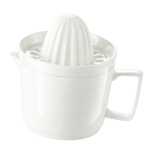 Manual Citrus Juicer Cup Compact Ceramic Design for Lemon Orange Grapefruit MultiFruit Press