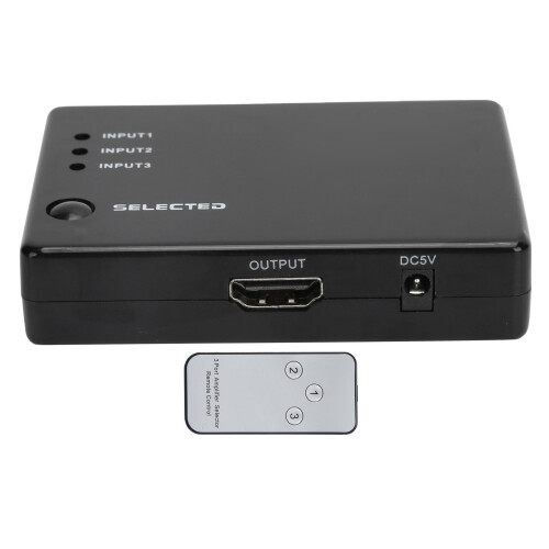 Power Saving Design Meets High-Definition Multimedia Excellence, HDMI Switch With Automatic Recognition And Small Size For Your Convenience