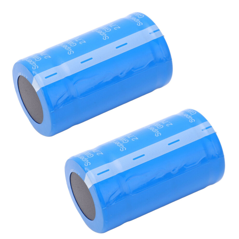 2 Pcs 2.7V 500F Super Farad Capacitor Blue For Car Rectifiers 7661374342344