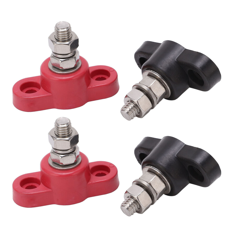Sturdy 4Pcs Battery Blocks 12V 24V - Ideal For Solar & Marine Use 3511374341974