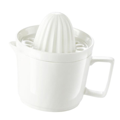 Manual Fruit Juicer Cup with Removable Ceramic Lemon Squeezer for Easy Juice Extraction Kitchen Tool