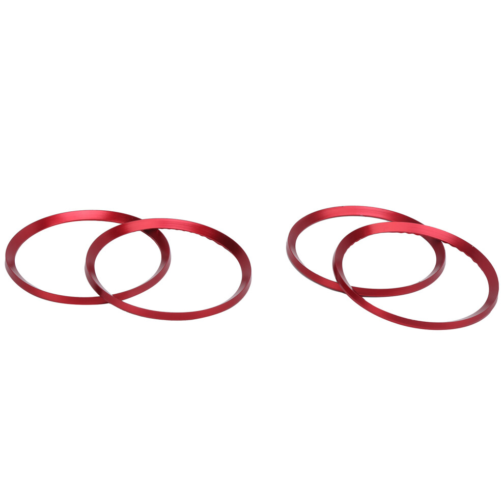 4Pcs Aluminum Alloy Hub Center Cap Fits Honda Civic 10Th Gen 2016-2019 Red 9471378060865